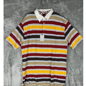 ENYCE Clothing Co Mens Striped Short Sleeve Polo Shirt XL